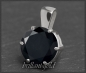 Preview: 3,51ct Brillant Anhänger aus 585 Gold, schwarz